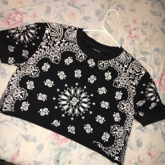 Bandana shirt crop top - Picture 1 of 2